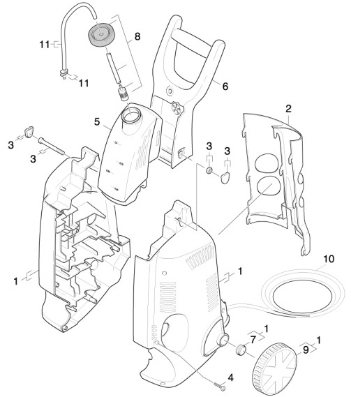 KARCHER K3.79M Plus 1.423-922.0 Replacement Parts list repair manual